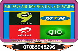 Micdave Airtime Printing Software
